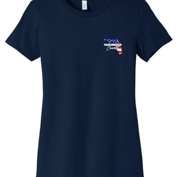 Bella + Canvas Ladies' Relaxed Jersey V-Neck T-Shirt  Thumbnail